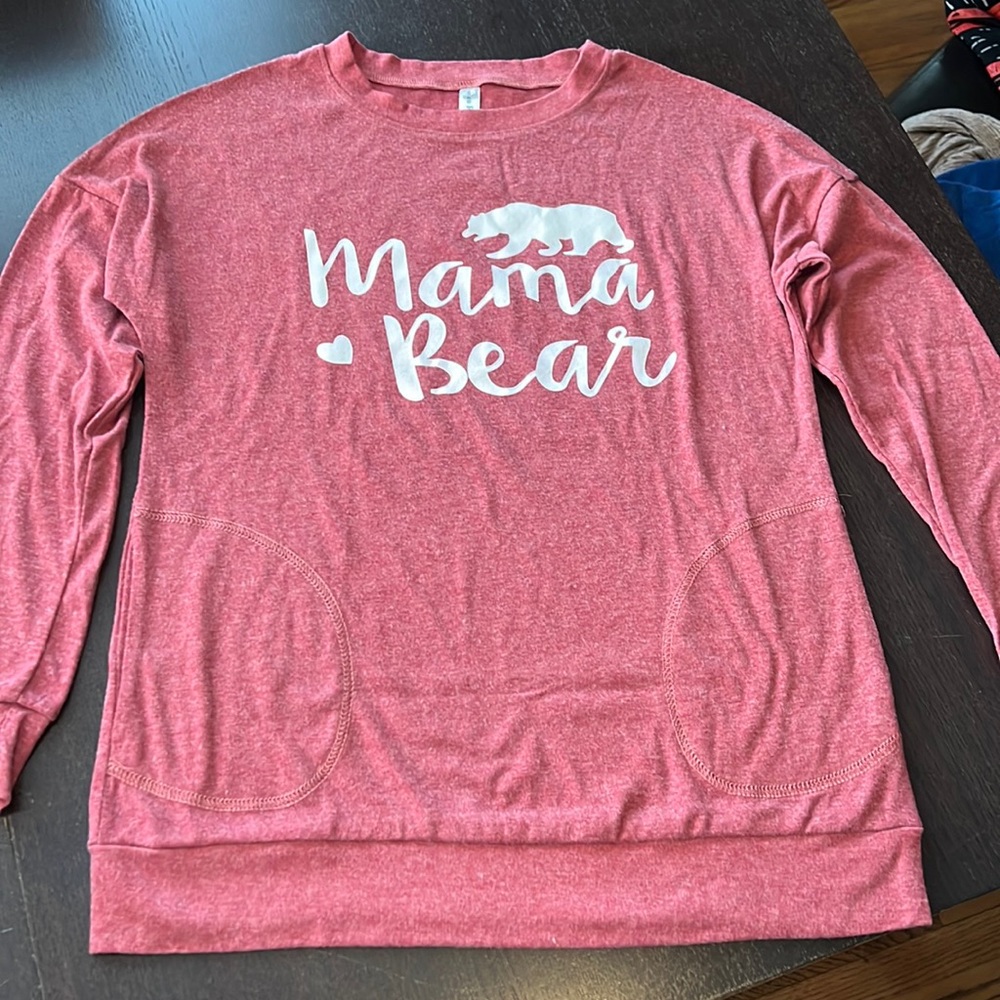 Mamabear red long sleeve